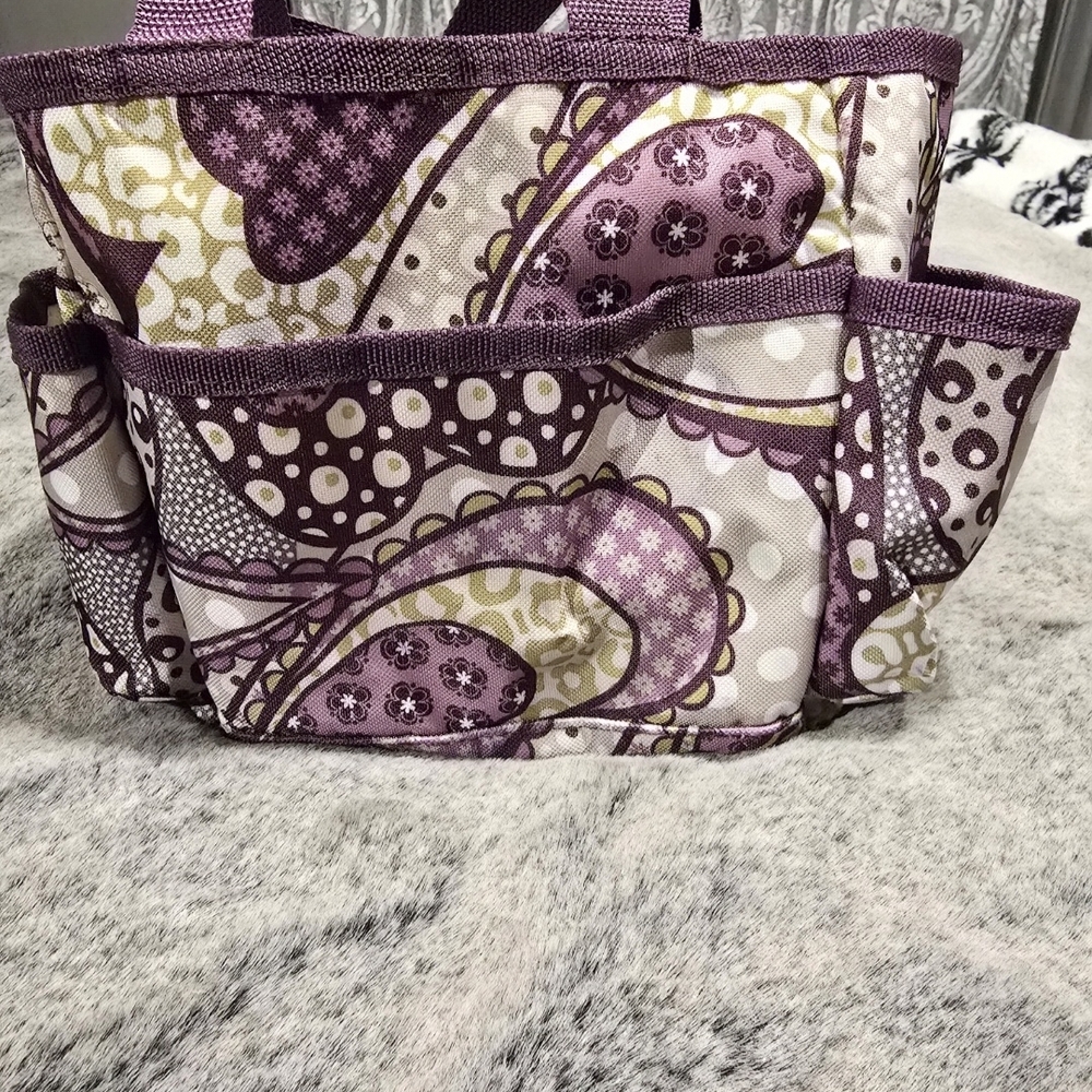 Thirty One Purple Paisley Bag